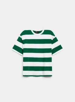 Club-stripe T-shirt