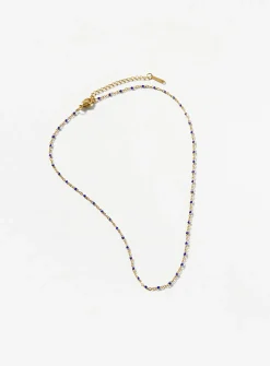 Coloured beaded chain