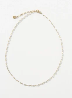 Coloured beaded chain
