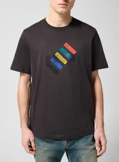 Coloured stripes T-shirt