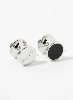 Colourful disc cufflinks