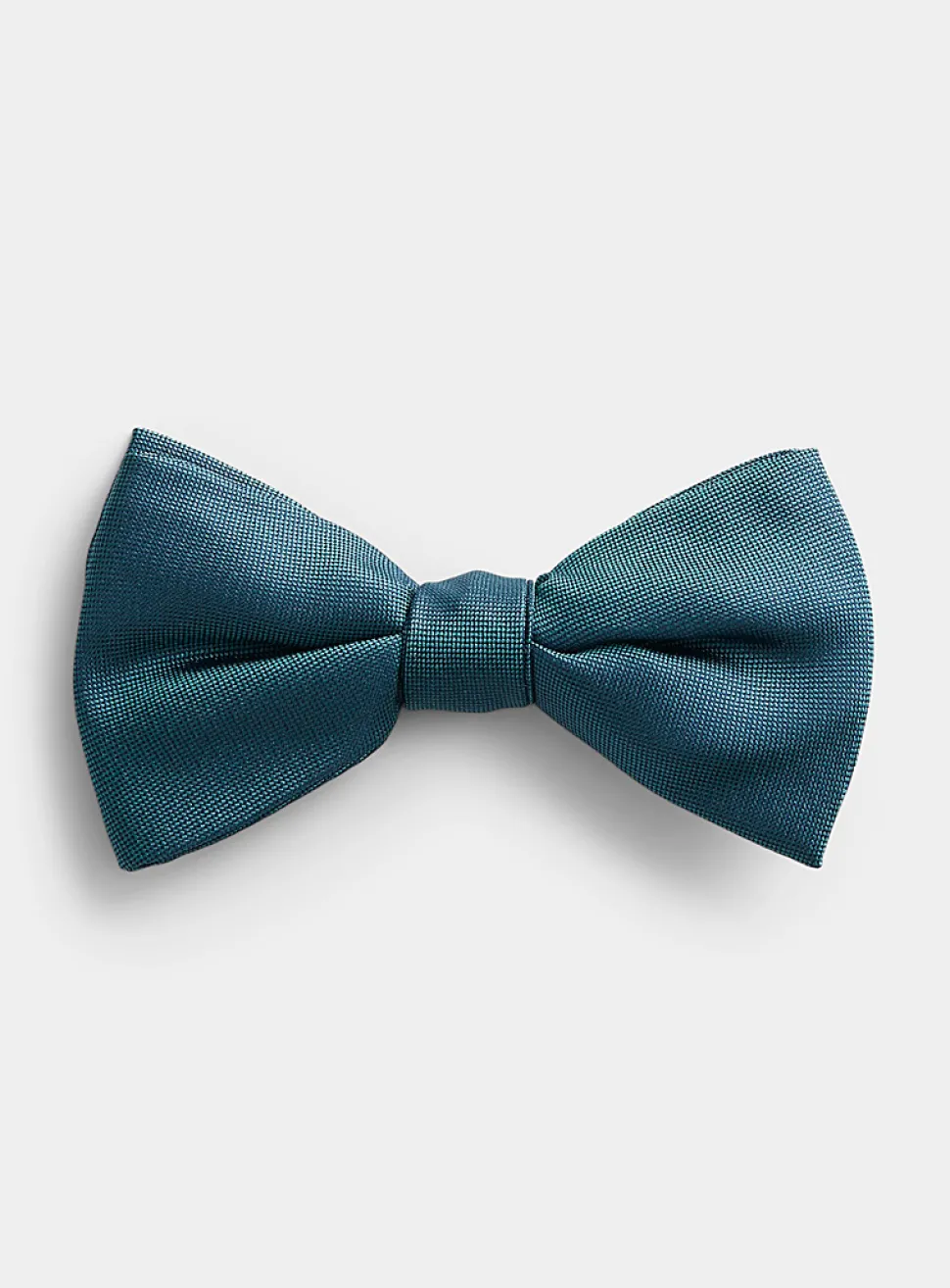 Colourful micro-check bow tie