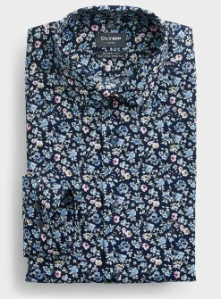 Colourful mini-flower shirt