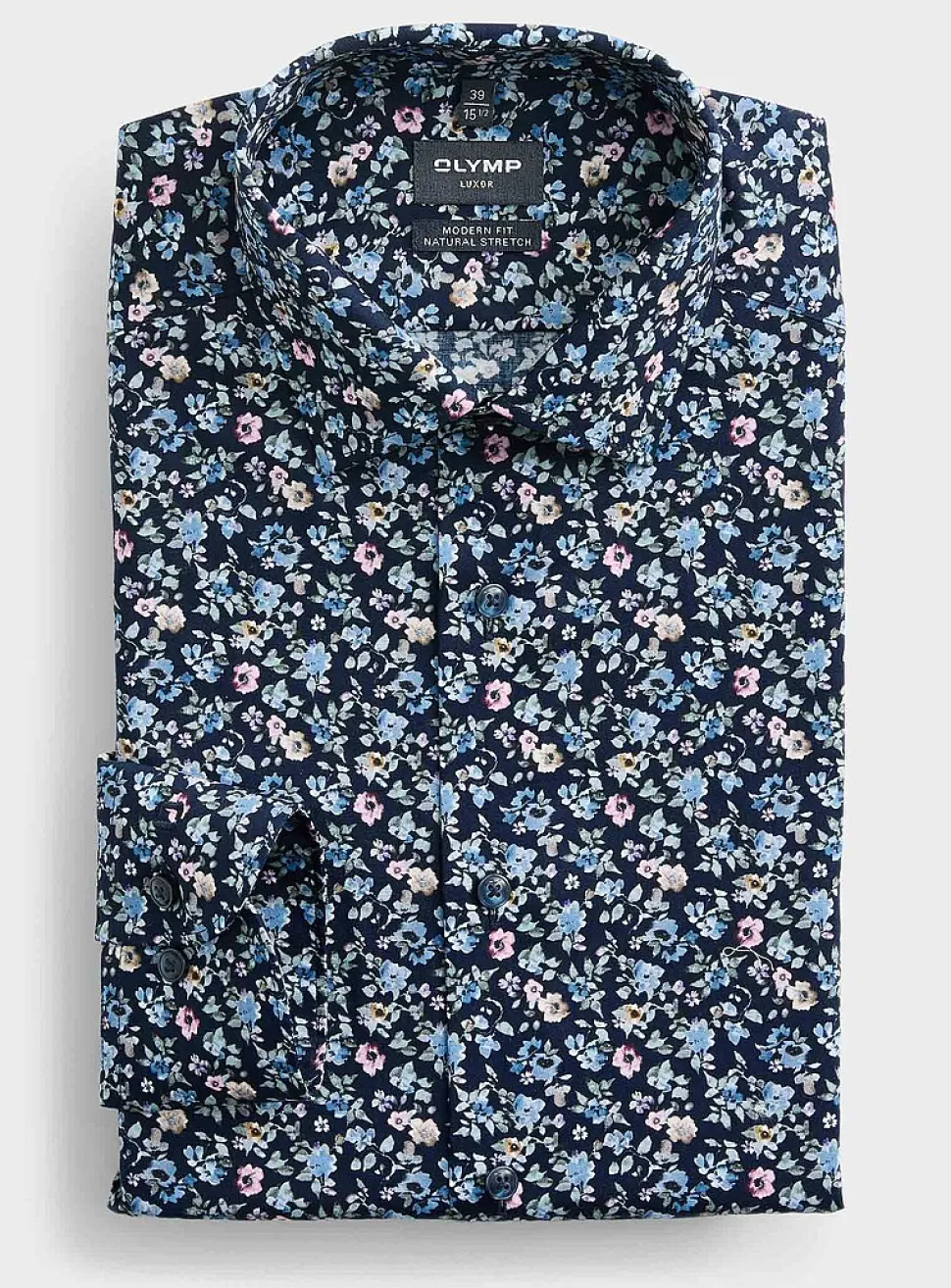 Colourful mini-flower shirt