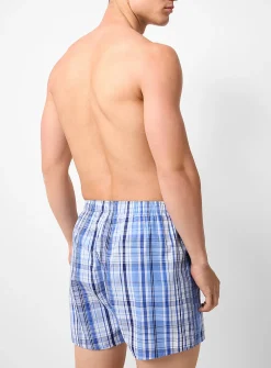 Colourful pattern poplin boxer