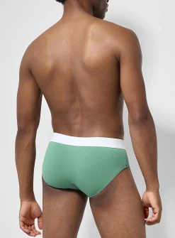 Colourful stretch jersey brief