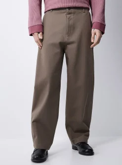 Colourful twill pant