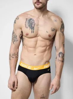 Colourful-waist stretch briefs
