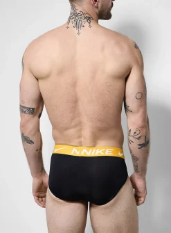 Colourful-waist stretch briefs