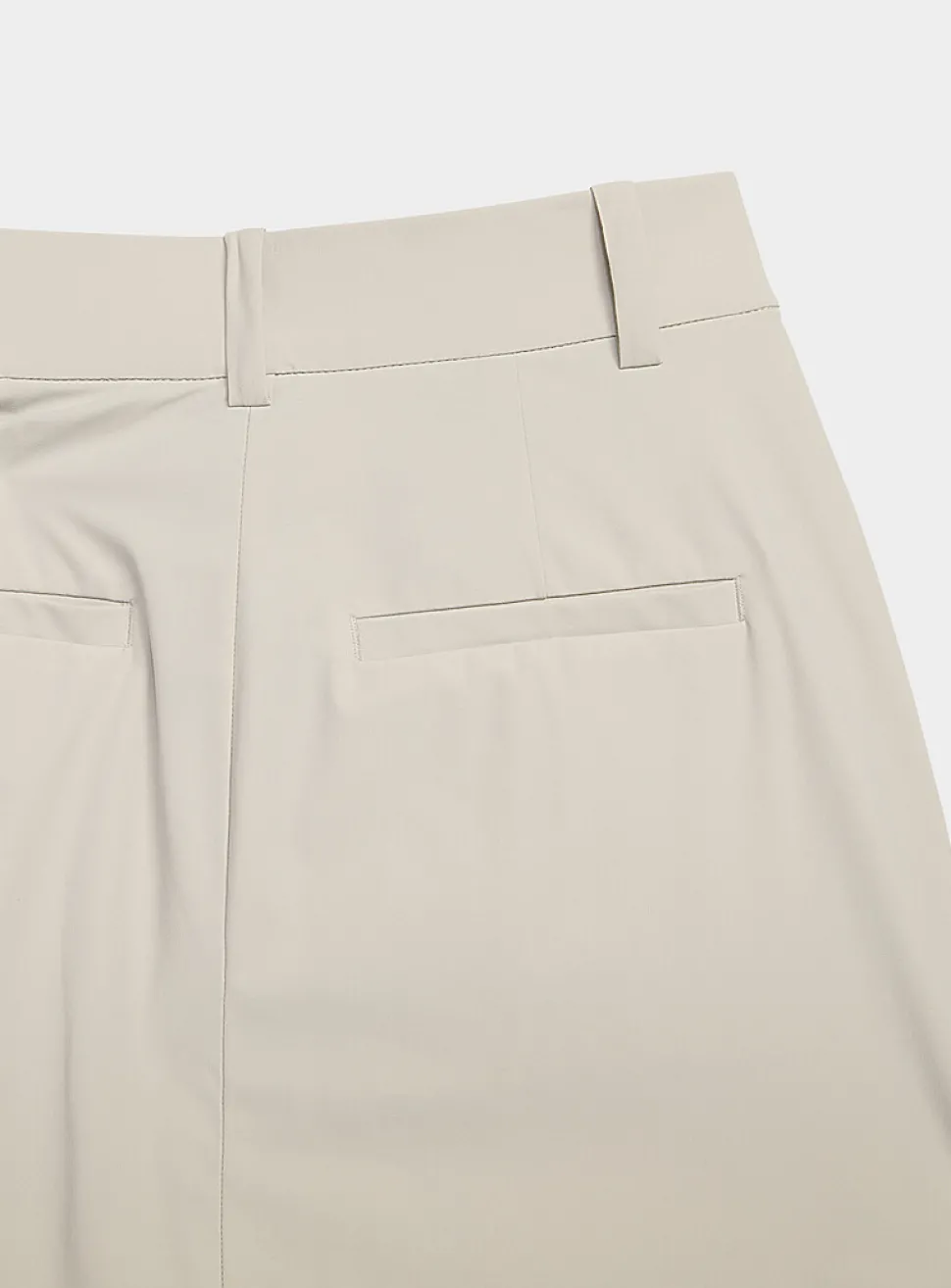 Comfort-waist technical fabric skort