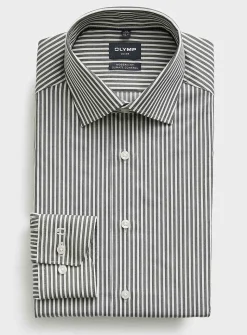 Contrast stripe shirt