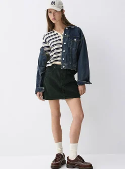 Corduroy skirt