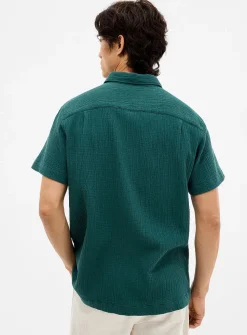 Cotton gauze shirt