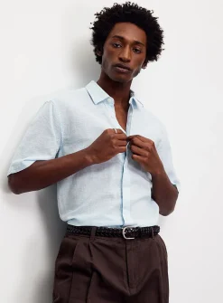 Cotton-linen lightweight shirt