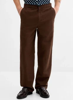 Cotton-linen pant