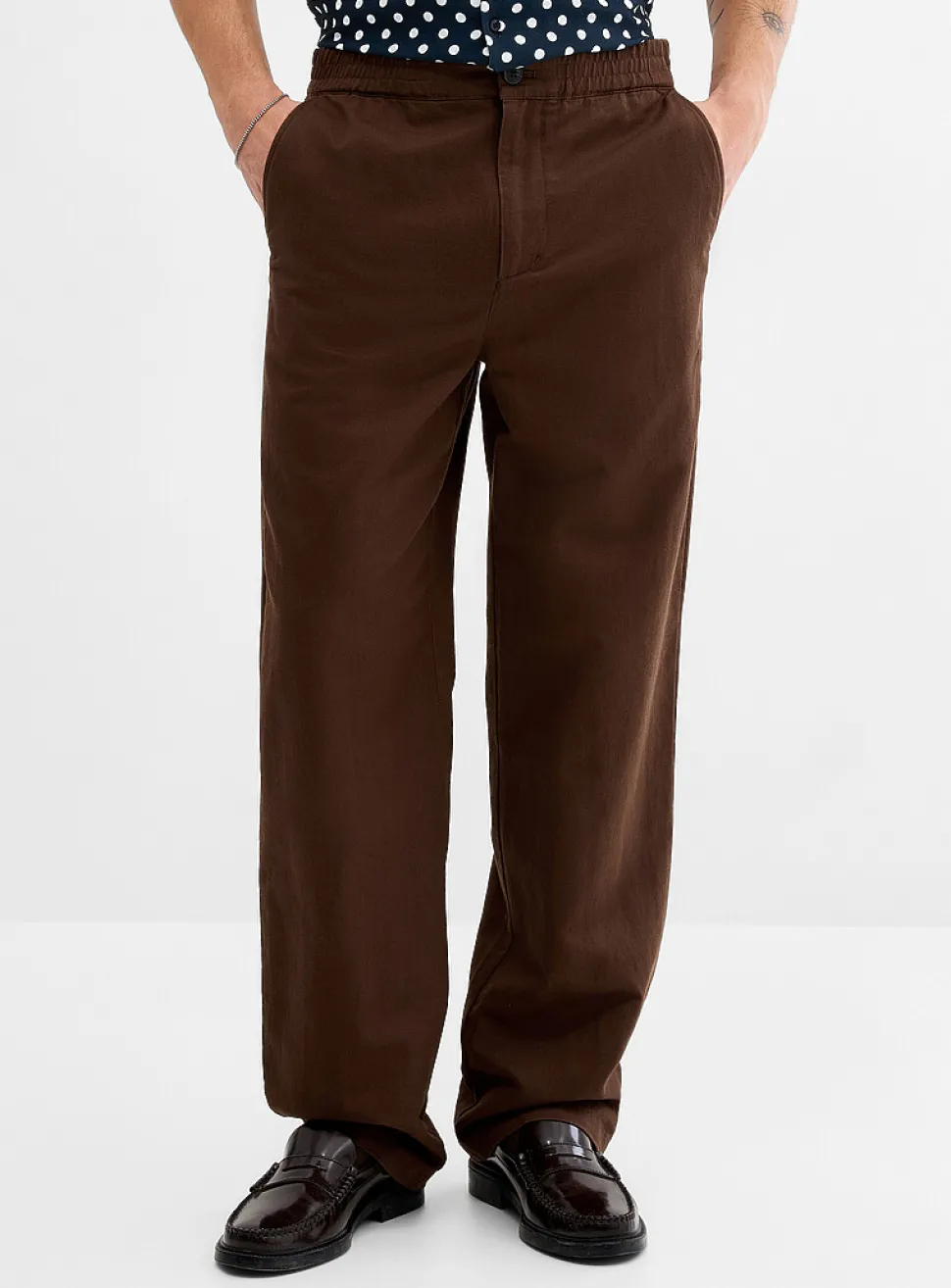 Cotton-linen pant