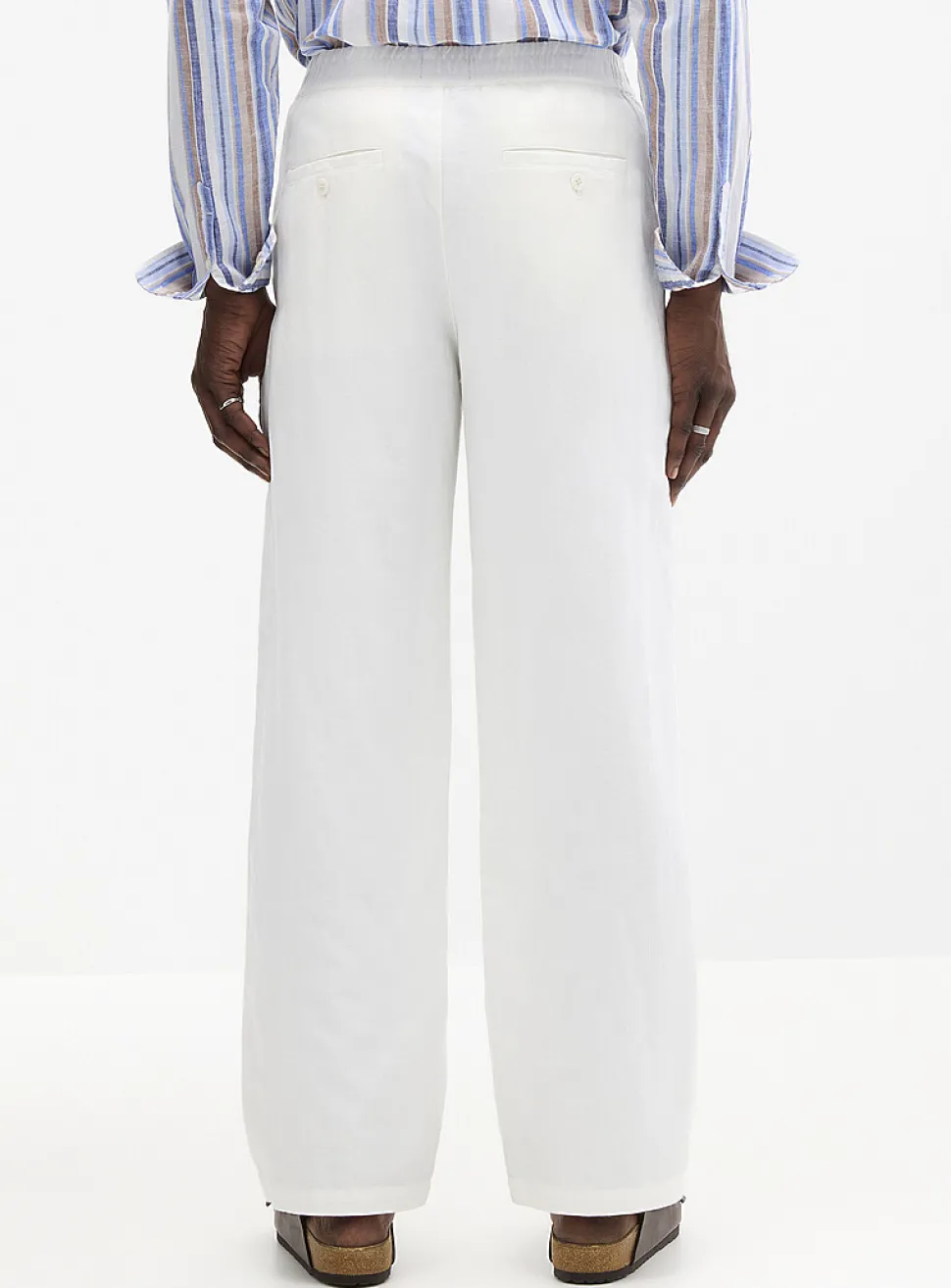 Cotton-linen pant