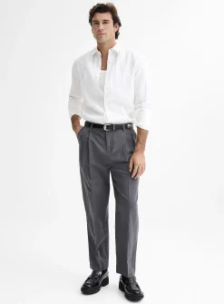 Cotton-linen pant