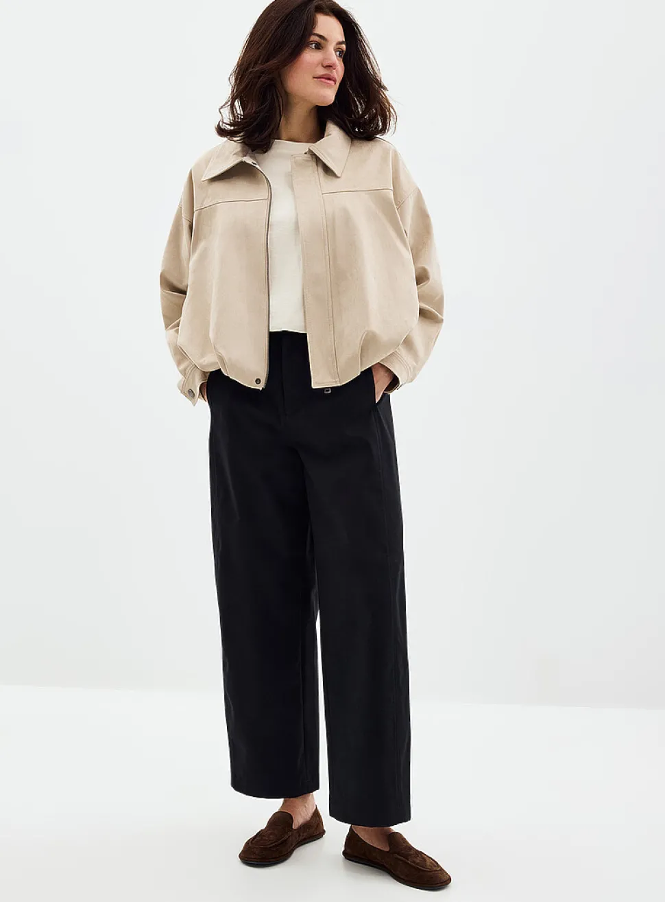 Cotton-lyocell chino pant