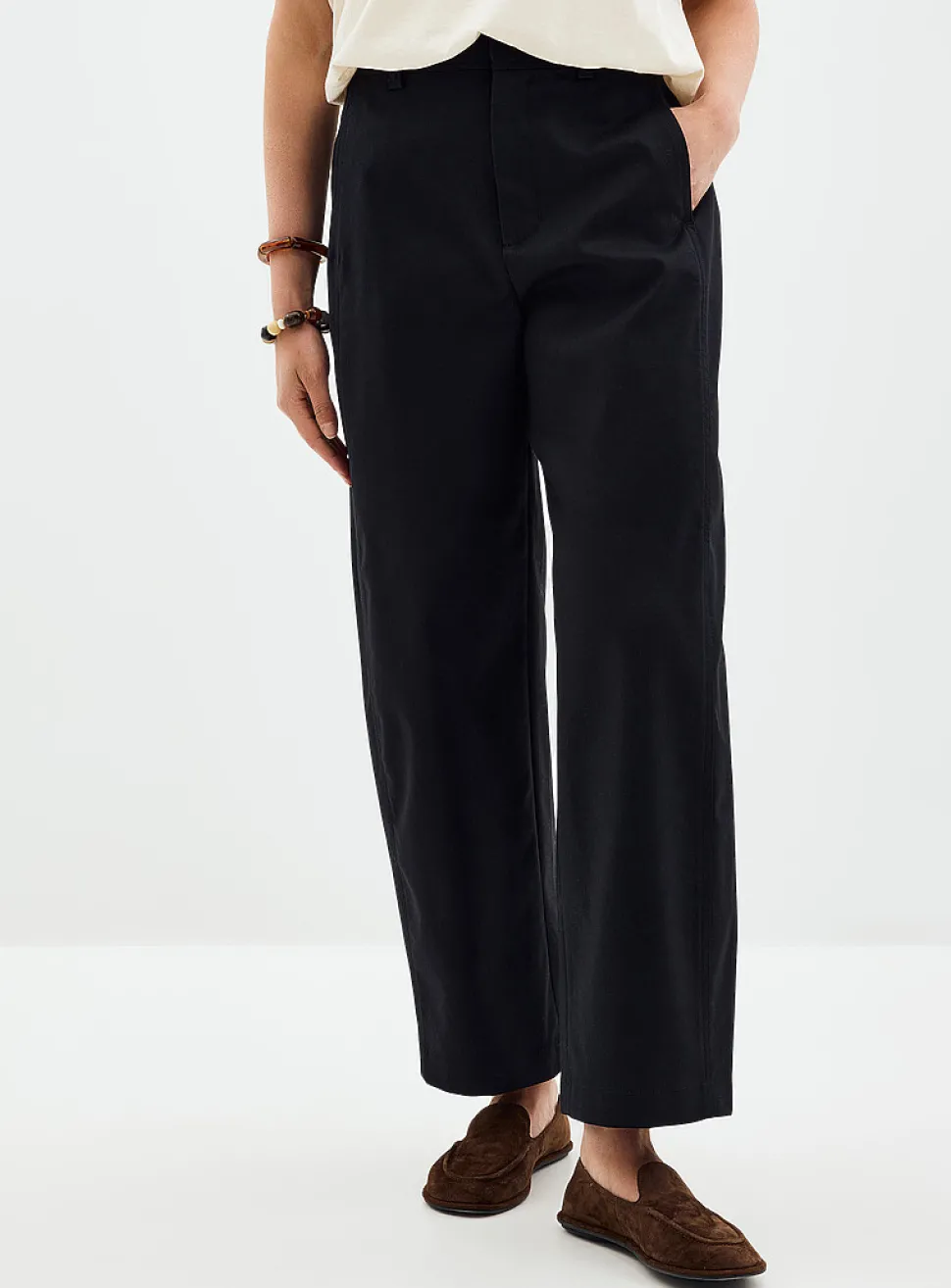 Cotton-lyocell chino pant