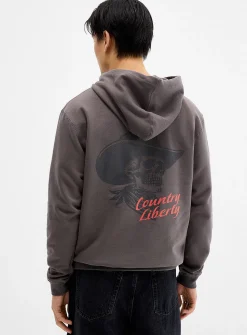 Cowboy skeleton hoodie