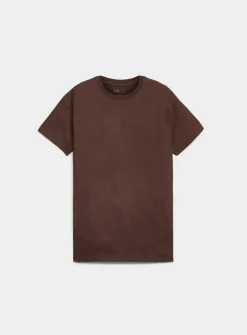 Crew-neck straight T-shirt