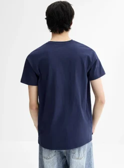 Crew-neck straight T-shirt