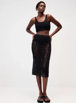 Crocheted mini cami