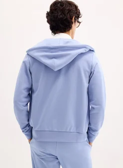 Croc logo zipped hoodie