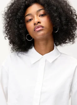 Cropped Oxford shirt
