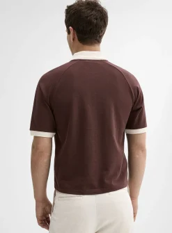 Cropped retro polo