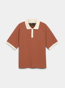 Cropped retro polo