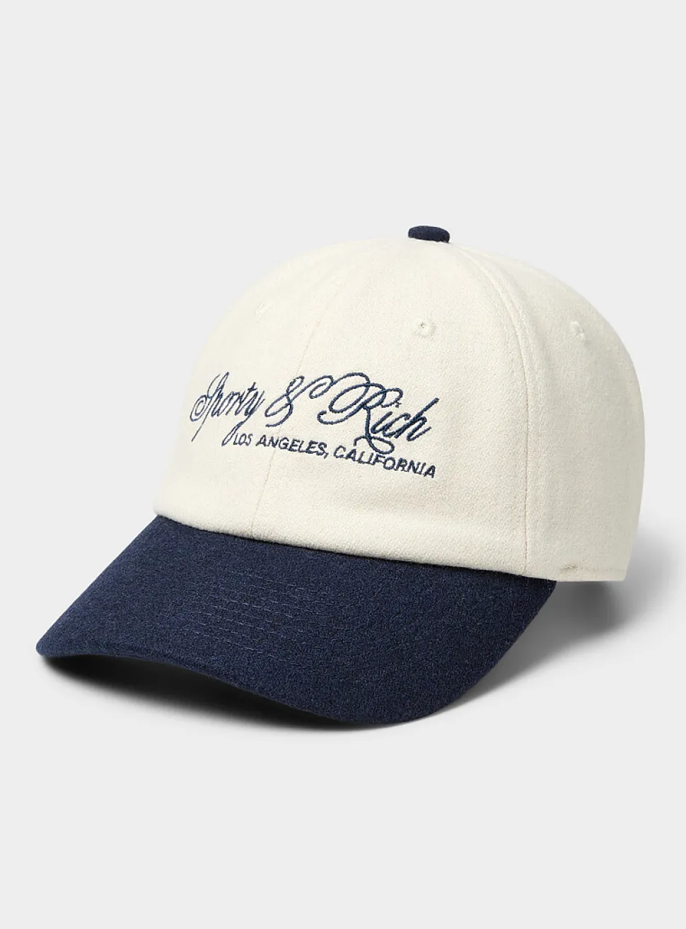 Cursive lettering wool cap