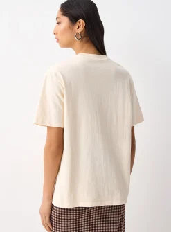 Cute embroidery loose T-shirt
