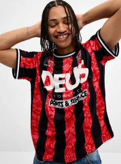 Damask stripe team jersey