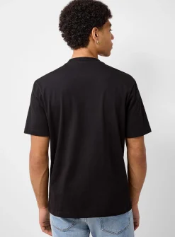 Dangen floral embroidery logo T-shirt