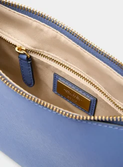 Danni textured leather crossbody bag