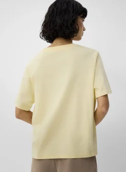 Decorated print loose boxy-fit T-shirt