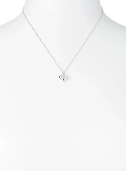 3D heart necklace