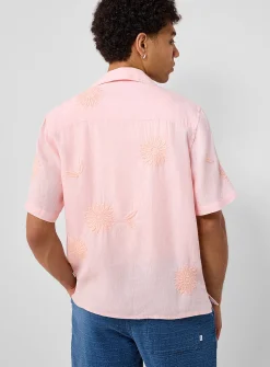Didcot embroidered flower shirt