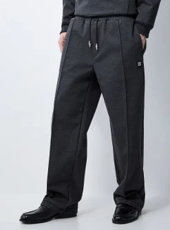 Dineto charcoal structured jersey pant