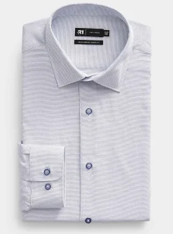 Dotted jacquard shirt