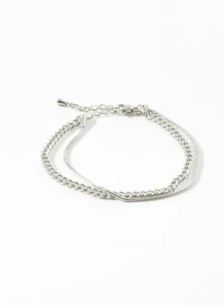 Double chain bracelet