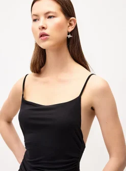 Draped maxi dress