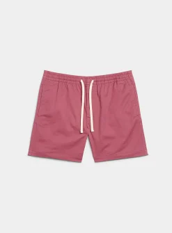 Drawstring-waist chino short