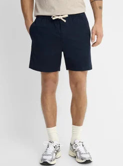 Drawstring-waist chino short
