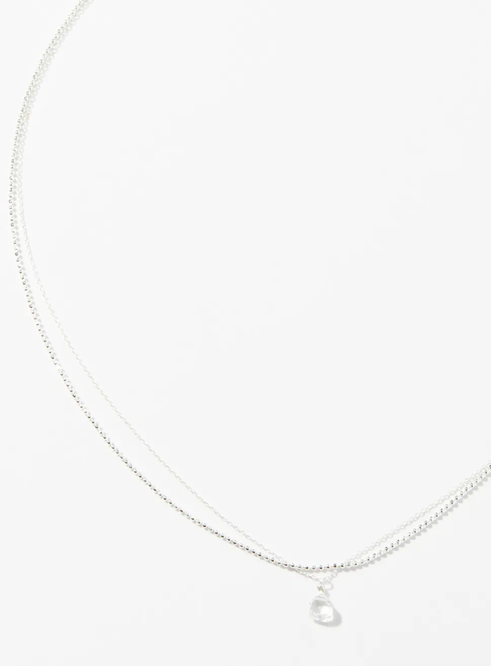 Drop pendant necklace