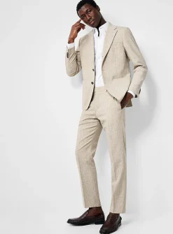 Ease beige stripe blazer