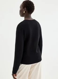 Eclectic golden buttons fitted cardigan