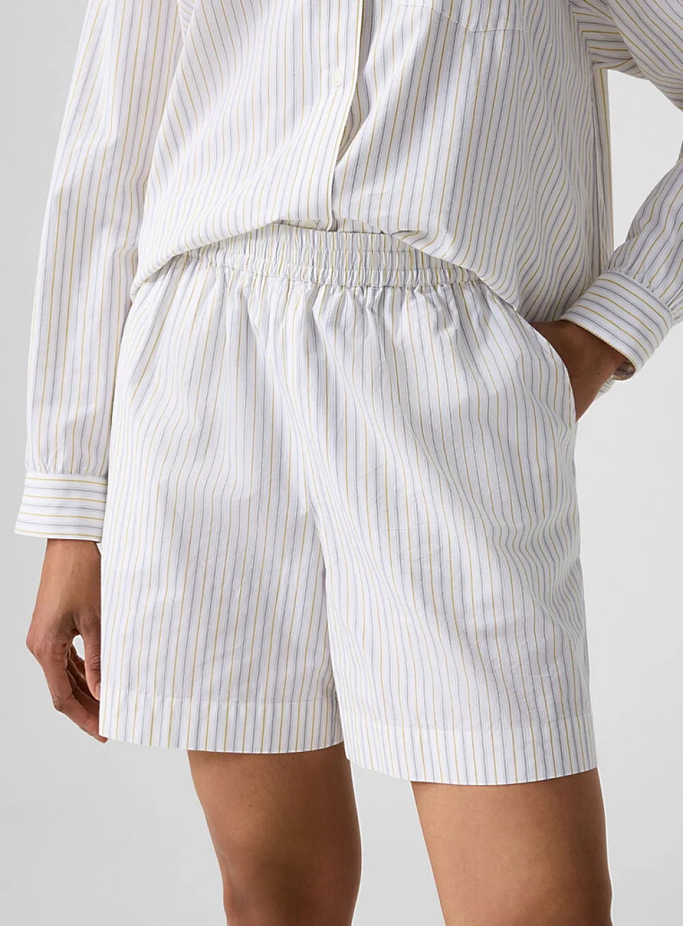 Edgar poplin short